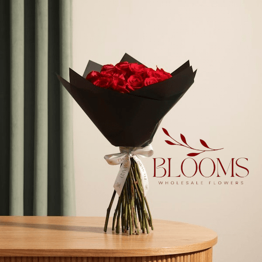 Red Rose Bouquet 30 Rose - Blooms Flowers