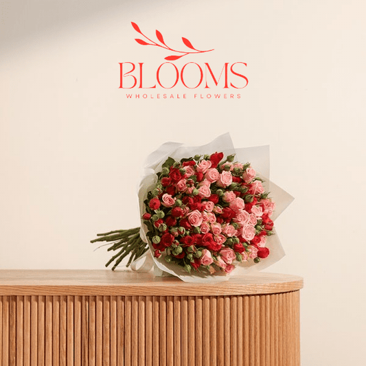 Mix Spray Rose Red & Pink - Blooms Flowers